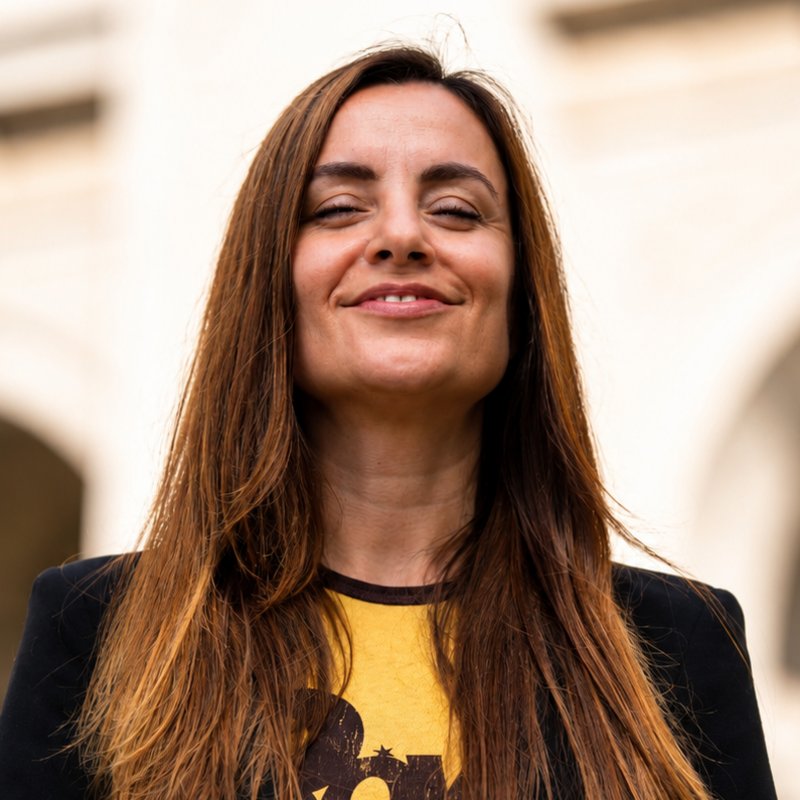 Foto de Ana Laura Cichilitti, Secretaria de Finanzas de UEJN