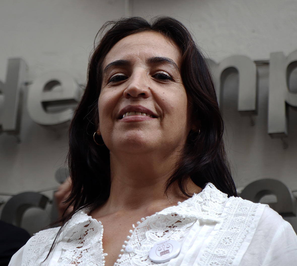 Foto de Blanca Azucena Almirón, Secretaria de Seccionales de UEJN
