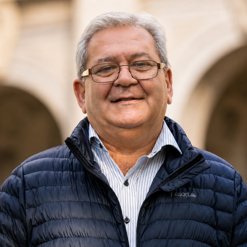 Foto de Mario Alarcón, Secretario de Organización de UEJN