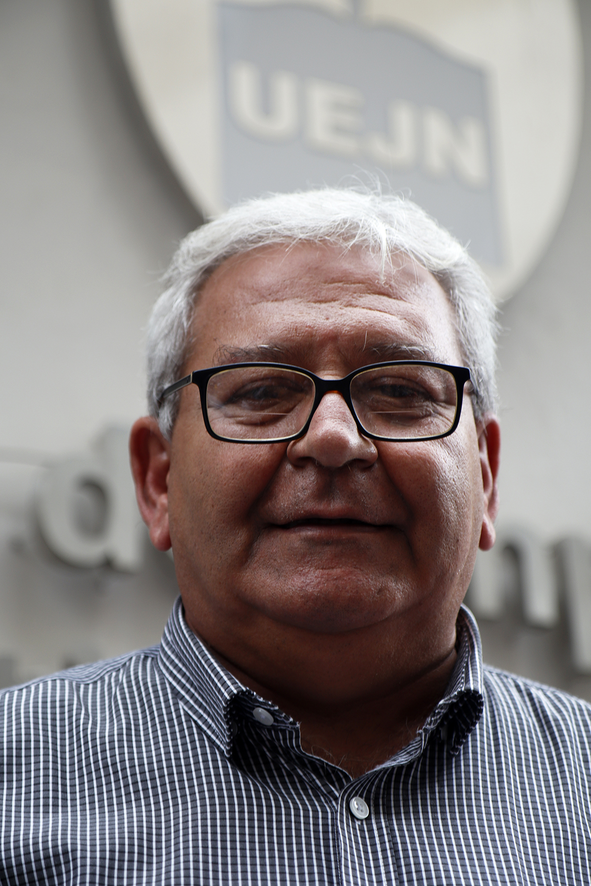 Foto de Mario Alarcón, Secretario de Organización de UEJN