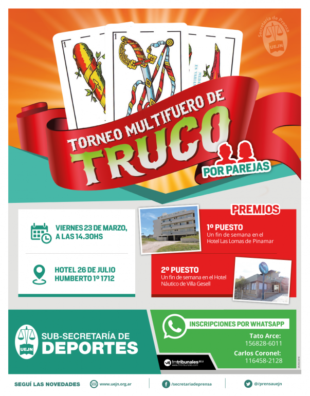 Crear torneo de truco online gratis
